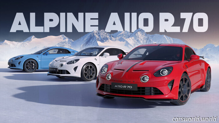 Apine A110 entra nell'ultimo anno di produzione con R 70 Special Edition / Carscoops